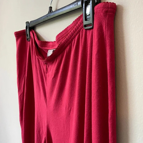 J.Jill Women's Large Wearever Collection Slim Ankle Soft Lounge Comfy Pants Red - Picture 10 of 16